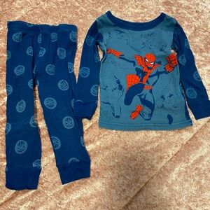 Marvel Spider-Man Kids Pajama Set - Navy and Red